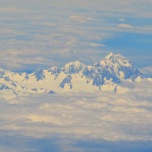 New Zealand - Home! Flying in over Southern Alps